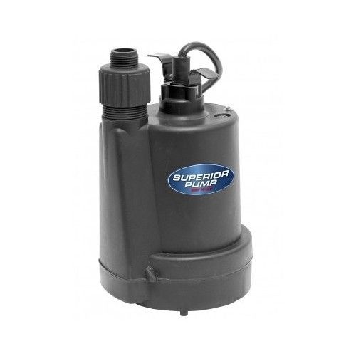 Submersible sump pump 1/4 hp water removal emergency basement flood preparedness for sale