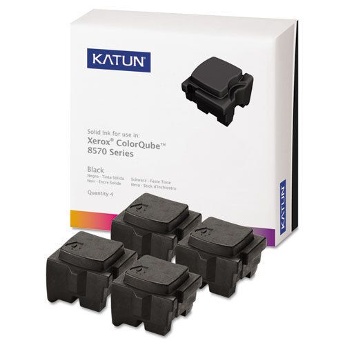 KAT39403 ColorQube 8570 Compatible, 108R00930 Solid Ink, 8600 Yld, 4/Box, Black