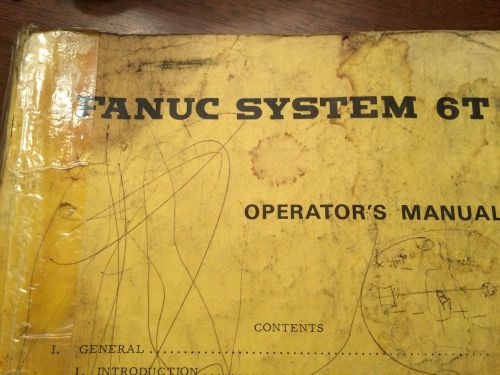 Fanuc System 6T CNC for Lathes Operators Manual Turning Center Control 6