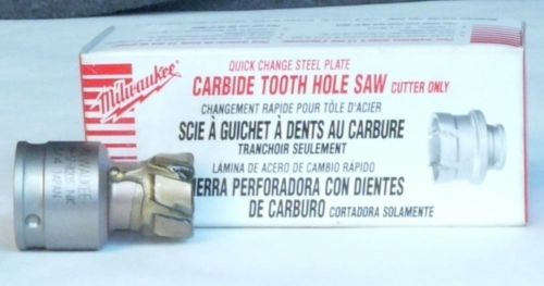 Milwaukee - 3/4&#034; 19mm carbide tooth hole saw cutter  brand new box  49-57-8203 for sale