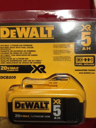 Dewalt dcb205 20v max xr 5.0ah lithium ion battery-pack for sale