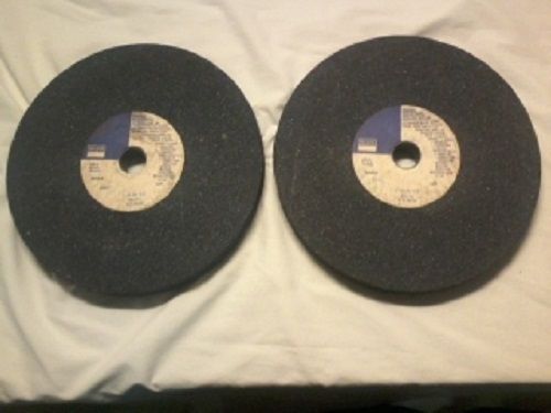 (2) BAYSTATE ABRASIVES 10&#034; X 1&#034; X 1&#034; Surface Grinding Wheels C-60-H8-V32