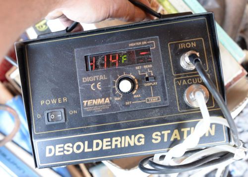 Tenma desoldering station Digital CE vacuum  looks great 72-6340