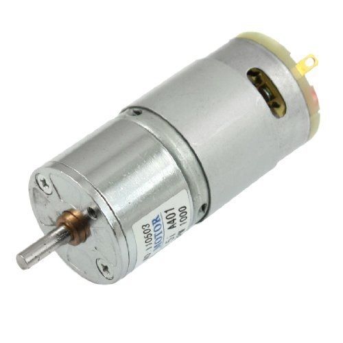 DC 12V 80mA 1000RPM 0.3Kg-cm High Torque Permanent Magnetic Gear Motor