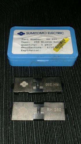 NEW!!! Sumitomo 2SET 1EA RH250 and 1EA RH600 Fiber Holders