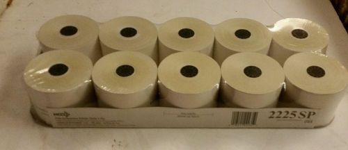 Ncco 2225 sp register printer rolls 2.25 &#034; 100ft 2ply carbonless 10 rolls new for sale