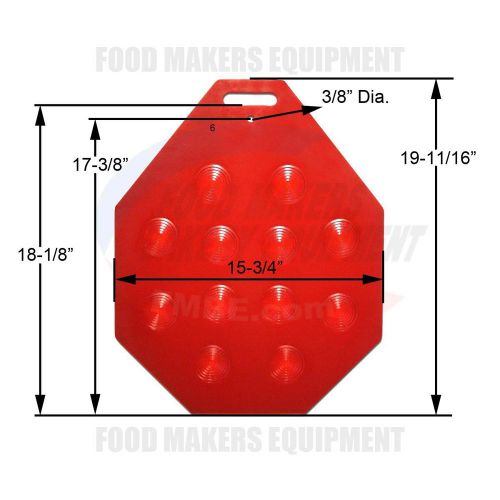 Eberhardt  Stamp 6. Red Rounding Plate.  12-Part.