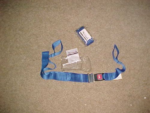 1 Pair) MedSource MS-ST594 Stretcher, Kot, Back Board Strap, Blue 5&#039; (60&#034;) *NEW*