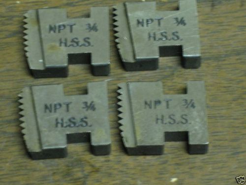 New Berkley Pipe Dies Set 3/4&#034; NPT H.S.S