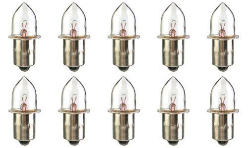 CEC Industries KPR101 Bulbs, 2.4 V, 1.25 W, P13.5s Base, B-3.5 shape (Box of 10)