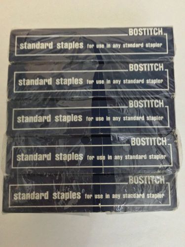 Bostitch Standard Staples 5000 Chisel Point  1-250BS   NIB Lot of 5