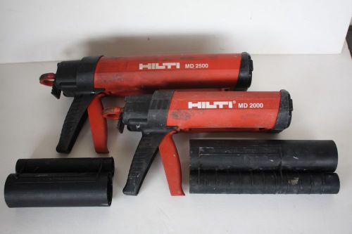 HILTI CAULKING / ADHESIVE GUNS DISPENSERS MD 2000 &amp; MD 2500