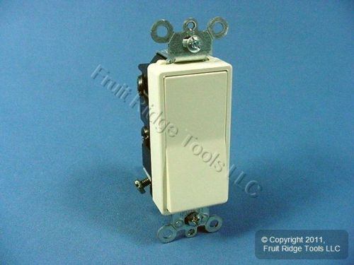 Leviton Almond DOUBLE POLE Decora Rocker Wall Light Switch 15A 5602-2A