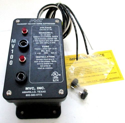 MVC Transient Voltage Surge Suppressor MV100 120/240 Made in Amarillo Texas USA