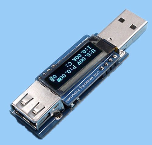 OLED USB Amperemeter Voltmeter Power-meter Capacitance-Meter NEW