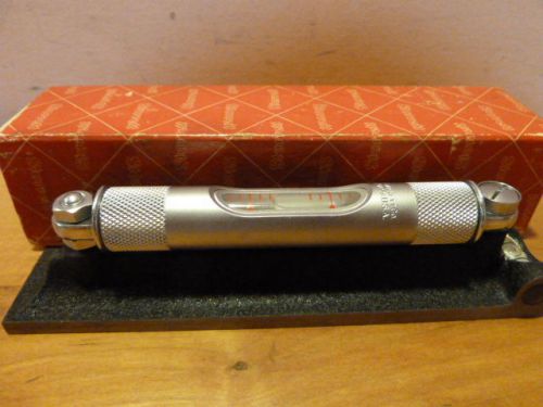 STARRETT~98-6&#034;~PRECISION MACHINIST LEVEL~CROSS-TEST VIAL~GROUND &amp; GRADUATED VIAL