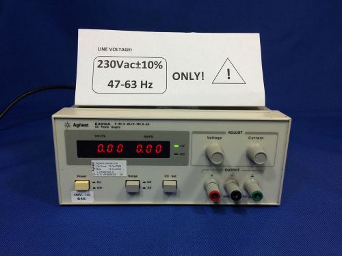 230V AC, HP / Agilent  E3610A 30W Power Supply, 8V, 3A or 15V, 2A, Tested