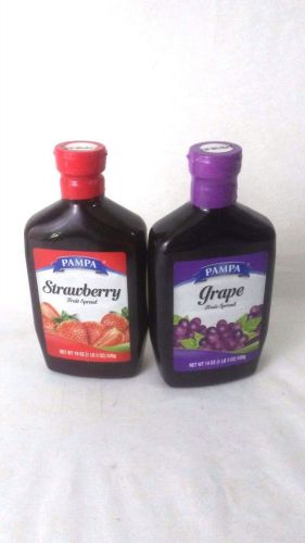 Strawberry and grape fruit spread pampa 19 oz for sale