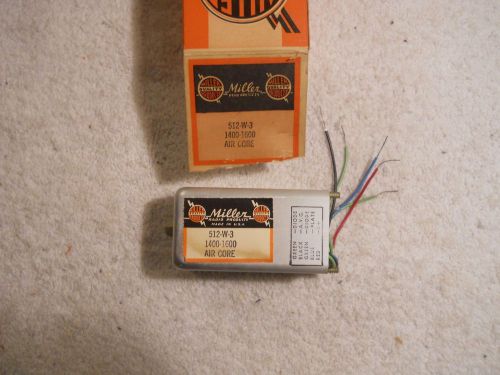 J.W MILLER AIR CORE BEAT FREQUENCY OSCILLATOR NO. 512-W-3