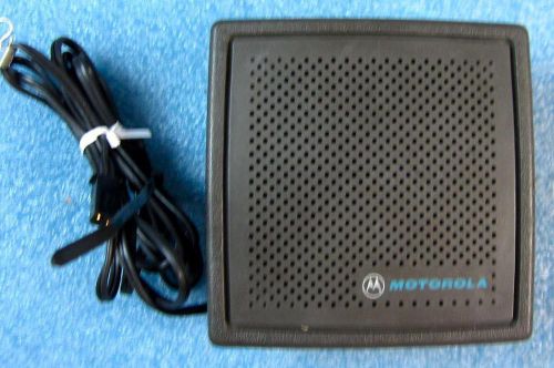 #2 MOTOROLA HSN4009A SPEAKER FOR 2-WAY RADIO CAR/DESK/ETC INSTALL - USED w/GUAR