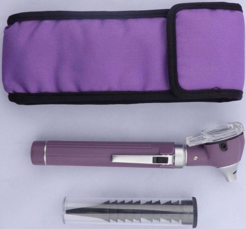 Otoscope Fiber Optic-Medical Diagnostic Examination-CE Approved Mini Purple Clr