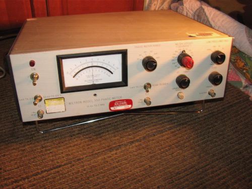 Wiltron Model 350 Phase Meter 10 hz to 2 Mhz Test Equipment