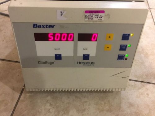 Baxter / Heraeus Sepatech GmbH Clinifuge Model 3538 Laboratory Centrifuge