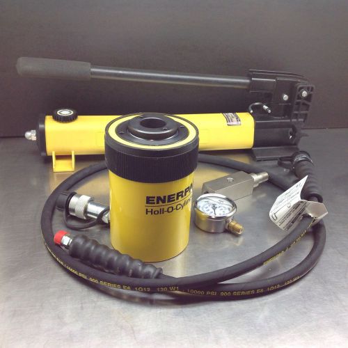 ENERPAC SCH302H RCH-302 P392 Pump/Hollow Cylinder Set, 30 Ton Cap