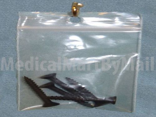 Clear ziplock w/ hang hole reclosable zipper 2 mil &amp; 4 mil plastic bags for sale