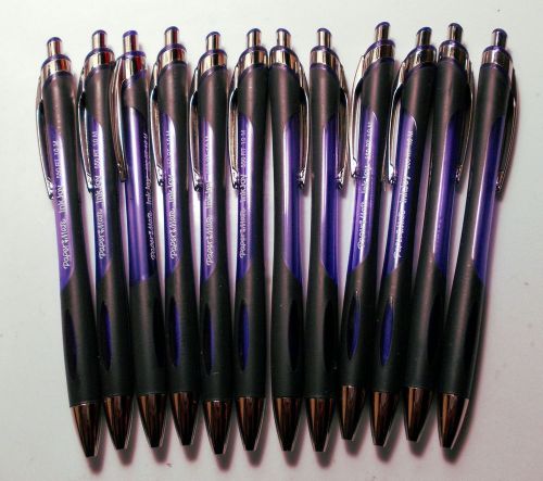 Paper Mate InkJoy 550 RT Ballpoint, 1.0 mm, Translucent Barrel - Purple Qty. 12