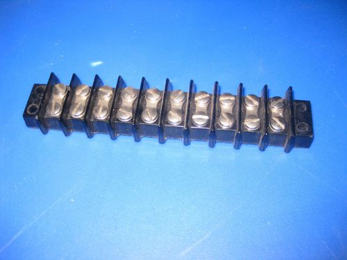 Jones  10 Position  Terminal Block Strip #601