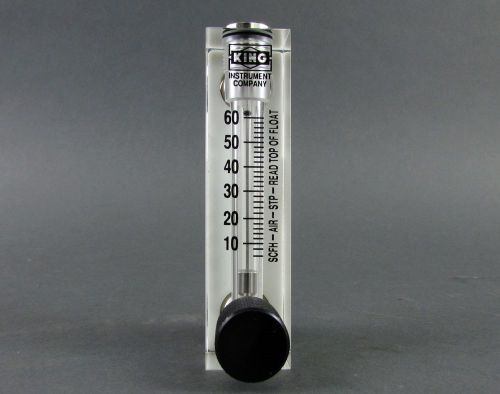 King&#039;s Instrument Company Flow Meter P/N SCFH - AIR - ATP - Read Top Of Float