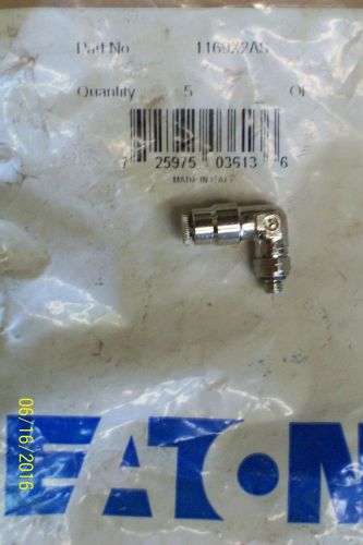 EATON 1169X2AS SWIVEL 90 DEGREE MALE ELBOW 1/8&#034; TUBE OD PUSH CONNECT