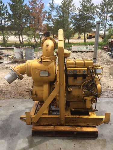 Gorman Rupp, 6&#034; Priming Pump Model 16A2-DD Lister Diesel Motor Water Pump Gpm