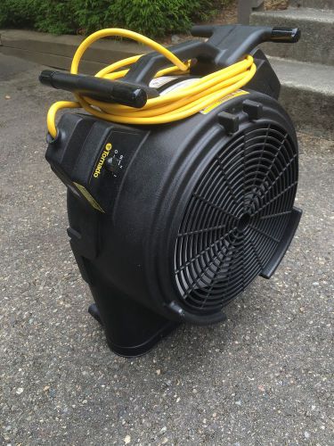 Tornado Windshear Storm Air Mover Carpet and Floor Dryer