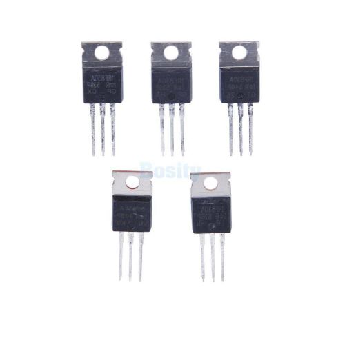 5pcs N-Channel Power MOSFET IRF830 5A 500V Package TO-220AB Pin Size 13 x 2 mm