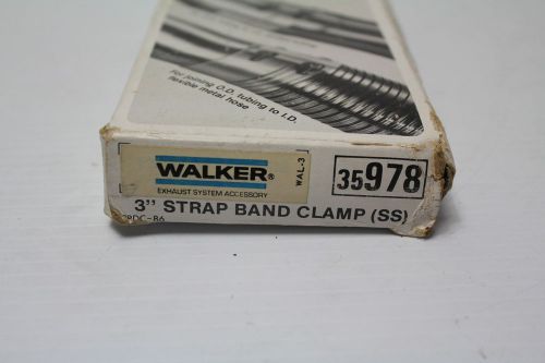 Walker 35978 band style strap exhaust clamp 3&#034; stainless steel butt joint new for sale