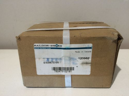 Nib baldor dodge 120562 f x 2 15/16 qd bushing for sale