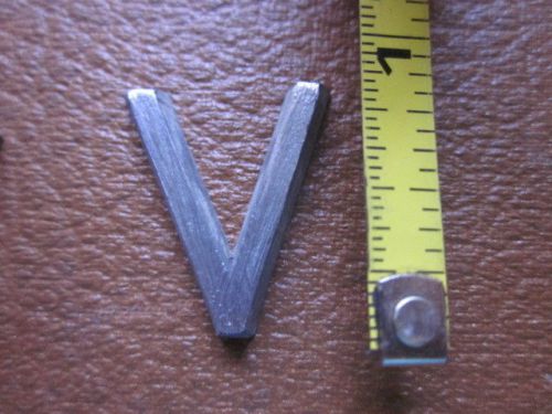 Cast Aluminum Metal Letter  7/8 inch Long 1/8 thick plaques gate sign