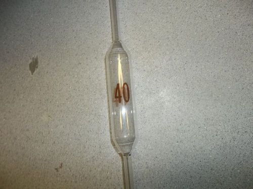 NEW Fisher 13-650-2R 40ML Pipet Glass Test Tube *FREE SHIPPING*