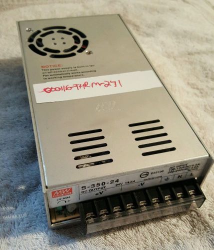 Meanwell  Power Supply S-350-24 With Built in Fan