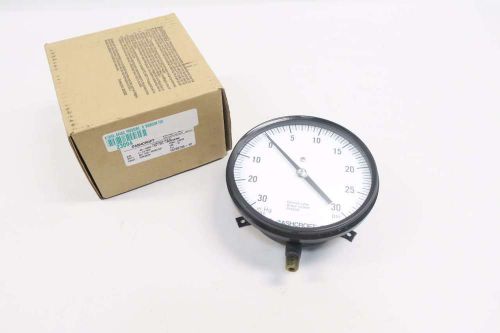 NEW ASHCROFT 45-2462-AS-02L-30IMV&amp;30# 30-0INHGVAC 0-30PSI PRESSURE GAUGE D532282