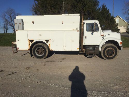 1998 international canopy compressor truck 4900 for sale