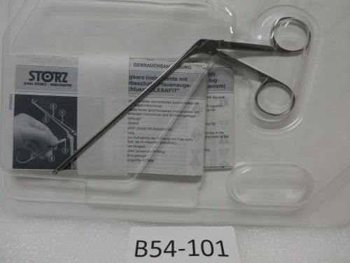 Karl Storz 221450 WULLSTEIN EAR FORCEPS 12.5CM X 1MM ROUND FINE CUP JAWS