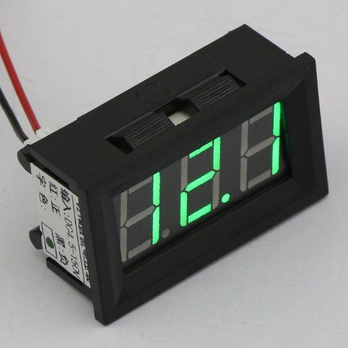 Drok® 2-wires 0.56&#034; 4.5-150v digital display dc volt meter automotive car led for sale