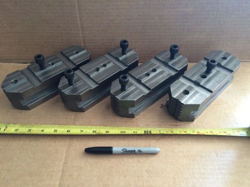 Metal Lathe Chuck Jaws Set 4ea 2252 Fits Kingston Hr2000 32&#034; Chuck