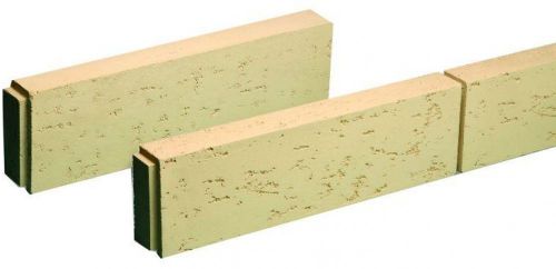 Fypon 9-15/16 in. x 24 in. x 2-5/8 in. Polyurethane Stone Texture Flat Block