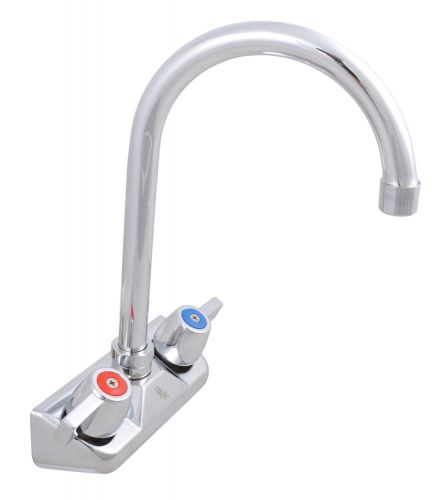 4&#034; O.C. WORKFORCE SPLASH MOUNT FAUCET W/3.5&#034; GOOSENECK SPOUT