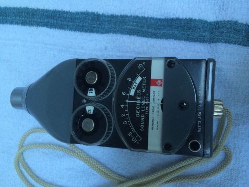 General Radio (GenRad) 1565a Sound Level Meter 140dB-Calibrated