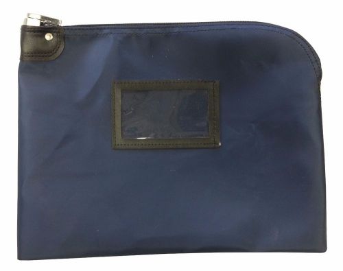 Locking Document Security HIPAA Bag 11 x 15 (Navy Blue)